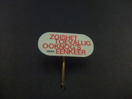 Zo is het toevallig ook nog eens een keer satirisch Nederlands televisieprogramma jaren 60 van de Vara